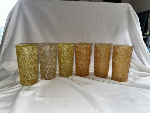 Bicchieri vetro vintage mcm - vintage,