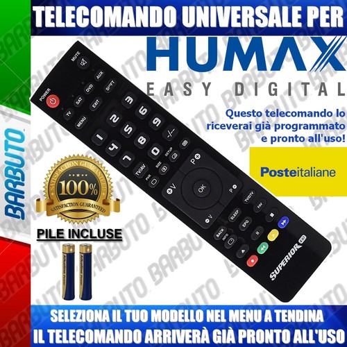 Telecomando universale humax - telecomando,