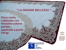 2 STRISCIE LINO  PIZZO TOMBOLO