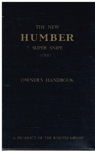 Humber super snipe serie - serie, i