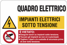 CARTELLO SEGNALETICO - Quadro