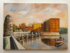 Dipinto Olio su Tela 50X70 cm Quadro firmato Di Grande+certificato