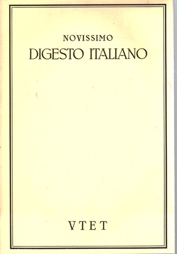 Novissimo digesto italiano