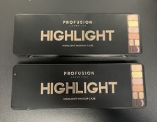 Lotto di 2 palette e pennello