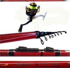 canna pesca trota lago