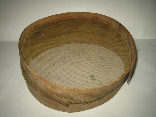Vecchio setaccio legno - setaccio, per