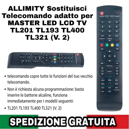 Sostituisci telecomando adatto - telecomando,
