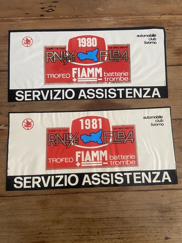 Adesivi rally isola - rally, 1980