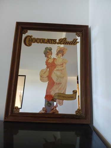 Miroir chocolats lindt vintage - miroir,