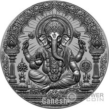 GANESH Antica moneta argento 3 oz 3000 franchi Camerun 2026