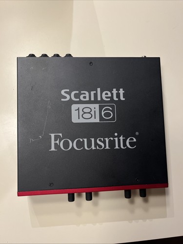 Focusrite scarlett 18i6 - scarlett,