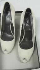 Scarpe con tacco Ghiaccio camoscio Open Toe Anna F made in Italy 36