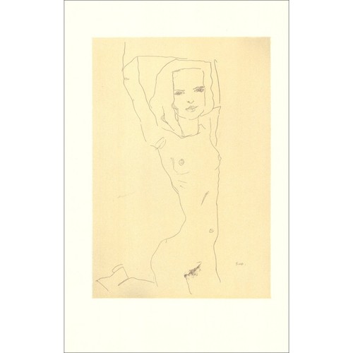 Schiele egon litografia - schiele,