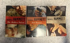 Lot of 3 Dashiell Hammett Thin Man, Maltese Falcon, Red Harvest PB Books
