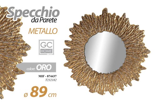 Specchio parete tondo in - da,