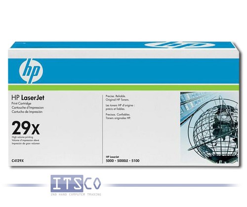 Toner c4129x black laserjet - hp,
