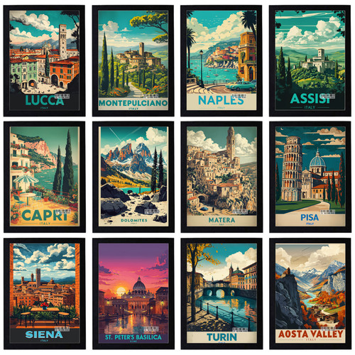 Poster vintage vacanze viaggio - poster,