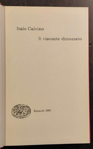 Calvino italo visconte - il,