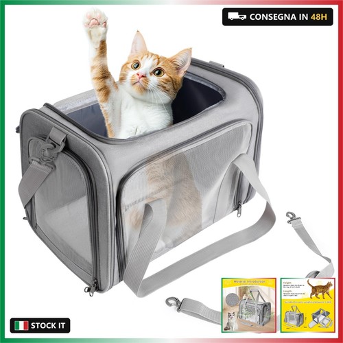 Aiqinu trasportino gatto - trasportino, e