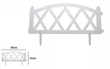 Staccionata In Plastica Bianco