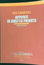 APPUNTI DI DIRITTO PRIVATO