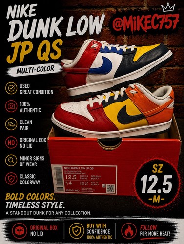 Nike dunk low - dunk, qs