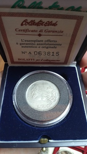 Italia 500 lire argento 1961 - -,