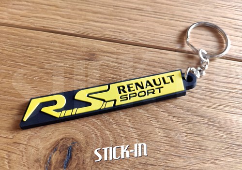 Porte clés jaune mégane - porte, 3