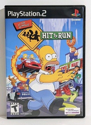 Simpson hit and run - ps2, cib