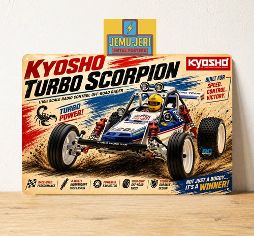 Kyosho turbo scorpion - scorpion, rc