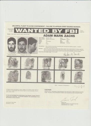 Fbi poster ricercato - fbi, adam