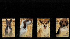 Tuvalu 2005 - Animali, Cani - Set di 4 francobolli - Scott #960-3 - MNH