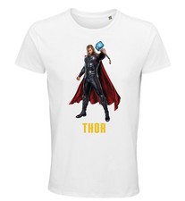 T-shirt Marvel Thor martello Mjöllnir Avengers giochi supereroi film idea regalo