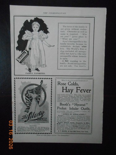 1896 ayer sarsaparilla - 1896,