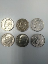 One roosvelt dime - dime, 1951-