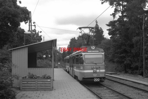 Photo 1990 sweden tram - sweden,
