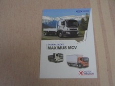 Brochure catalogo camion Daewoo Maximus MCV Corea 2024 mercato Ucraina