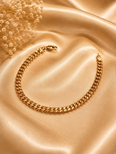 Bracciale catena oro giallo - bracciale,