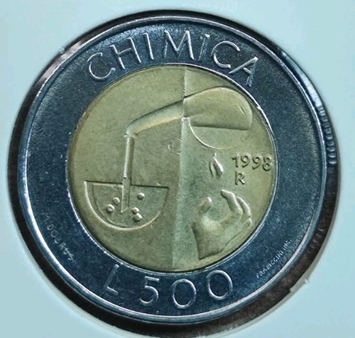 500 lire 1998 chimica - 500,