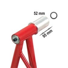 Adattatorre Perno Cavalletto Monobraccio Alzamoto Metallo 52 MM
