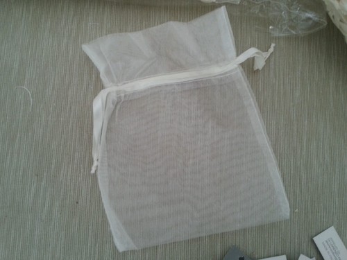 Stock 93pz sacchetti organza - stock,
