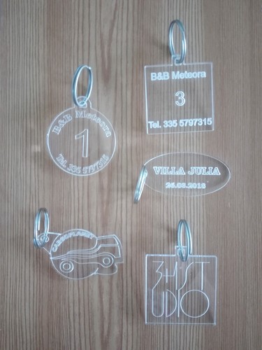 Portachiavi plexiglass - in,