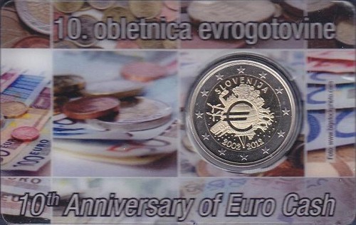 Euro slovenia 2012 coincard - 2,