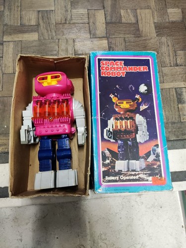 Robot space commander - robot, battery