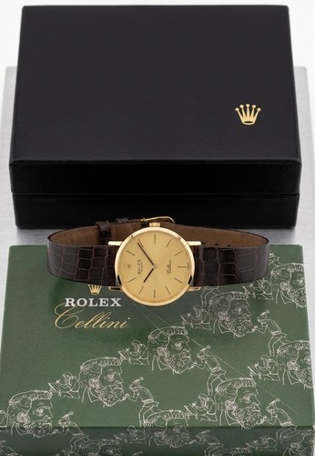 Rolex cellini 18k yellow gold - yellow,