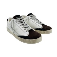 GUESS Scarpe Sneakers Distressed Bianche E Marroni Da Uomo EUR 41 US 8 UK 7.5