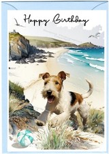 Biglietto Compleanno Cane Wire