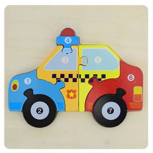 Puzzle blocchi legno forma - blocchi,
