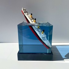 Diorama e lampada in resina