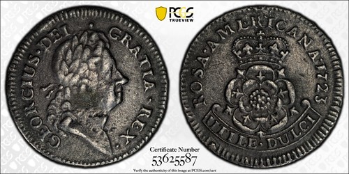 Penny americana rosa 1723 - penny,